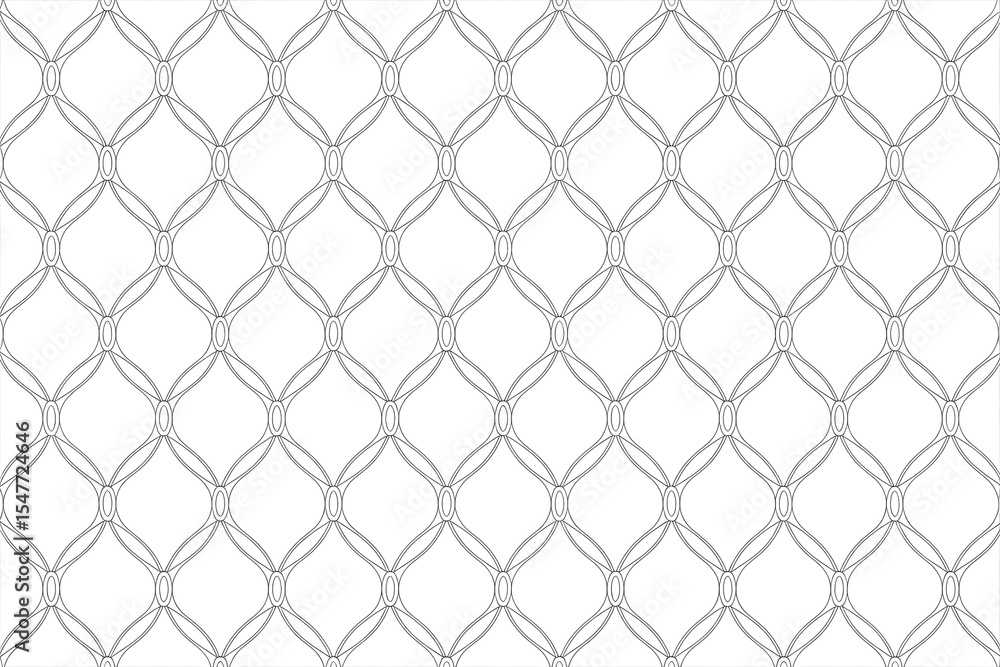 Naklejka premium Abstract geometric pattern of interlocking shapes.