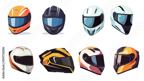 Open View Modular Motorcycle Helmet – Safety Helmet with Flip-up Chin Guard