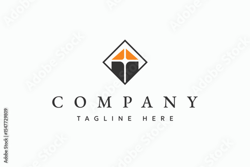 Free Download minimalist Architecture square logo - GFXLoad