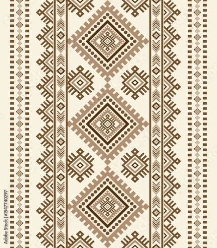 Southwest Native seamless pattern ethnic tribal Aztec geometric Navajo Native American fabric colorful design vector for textile print