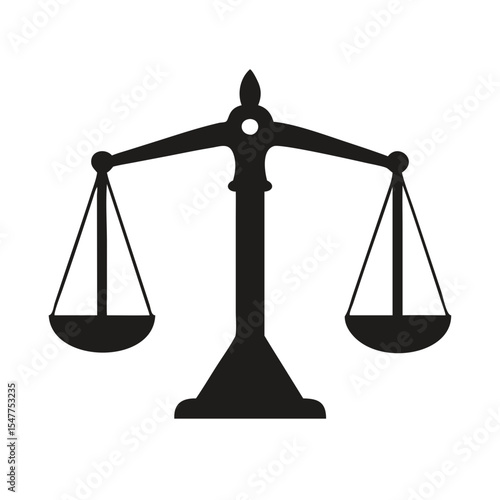 Scales icon. Stock vector