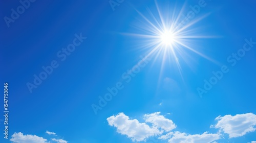 bright sun in sky