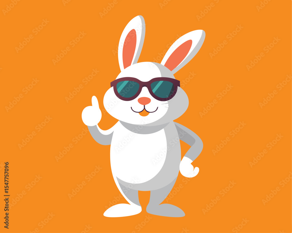 Fototapeta premium rabbit with carrot