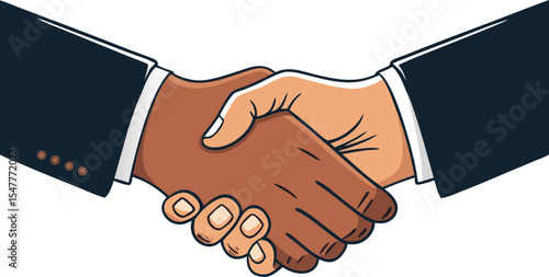 handshake between two businessmen