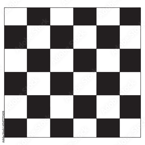 Black and White Checkerboard Pattern Square Grid Background