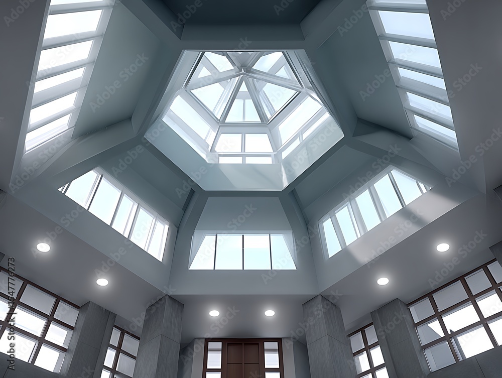 Fototapeta premium Modern Architectural Design, Skylight