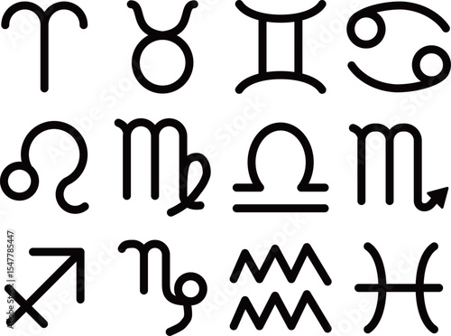 十二星座アイコン