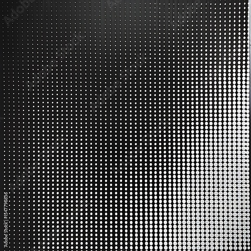 Dynamic Black-and-White Dotted Wave Pattern