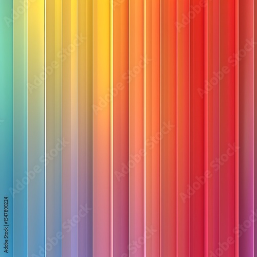 Pastel Rainbow lines Background with Soft Gradient