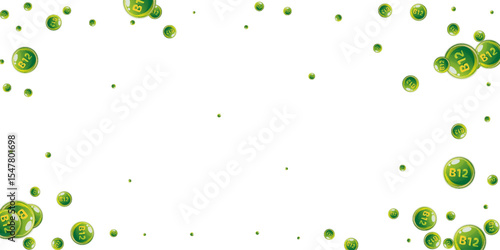 Vitamin B12 messy round pills.