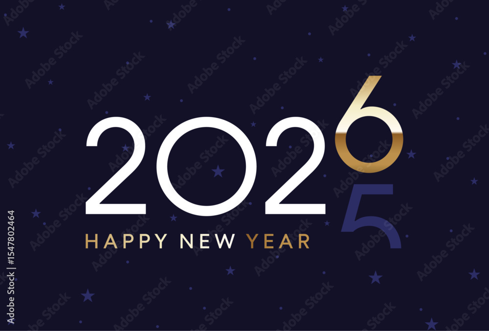 2026 loading greeting card, gold New Year countdown poster 2026 loading greeting card, gold New Year countdown poster
