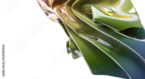 Metallic fabric with an iri...