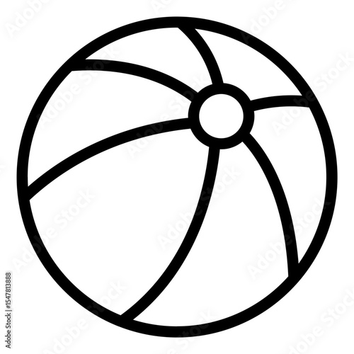 Colorful Beach Ball