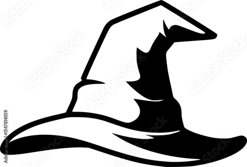 wizard hat icon vector illustration
