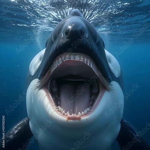 killer whale, AI Generated