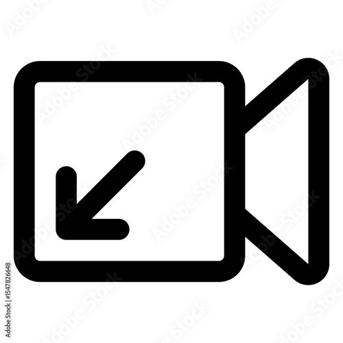 video call line icon 