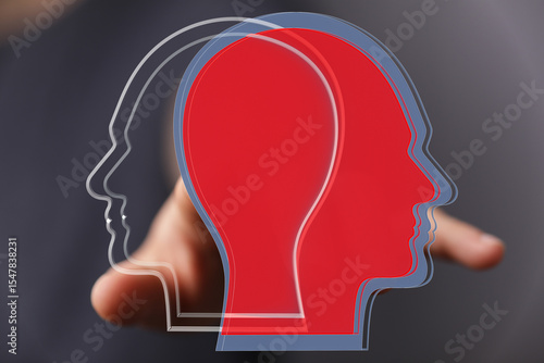 Stock photo of overlapping ...
