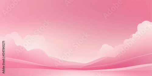 Abstract pink background with a flowing design and subtle cloud patterns, creating a gentle, artistic wave of colour