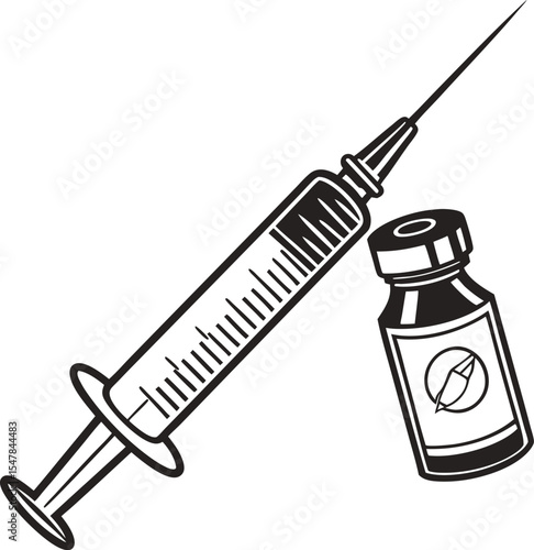syringe with needle