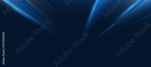 Futuristic digital neon motion lines technology background. glowing blue lines. innovation background for tech event poster or presentation business