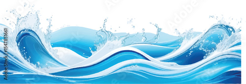 Professional Light Blue and White water ocean Gradient Curve Background for Websites, Posters, Presentations, and Business Branding Materials
