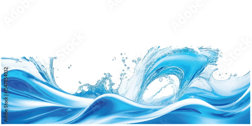 Versatile Blue and White water ocean Abstract Curve Background with a Trendy Gradient Wave Effect, Perfect for Posters, Digital Media, and Branding

