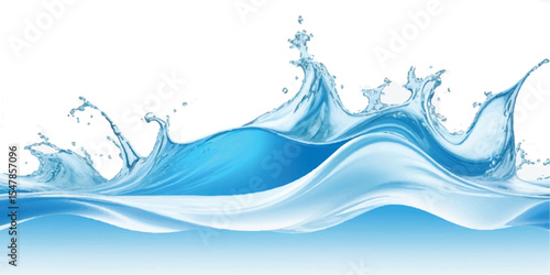 Abstract Blue and White water ocean Curve Background Template with a Modern Light Blue Gradient Design, Perfect for Posters, Brochures, Websites, and Flyers
