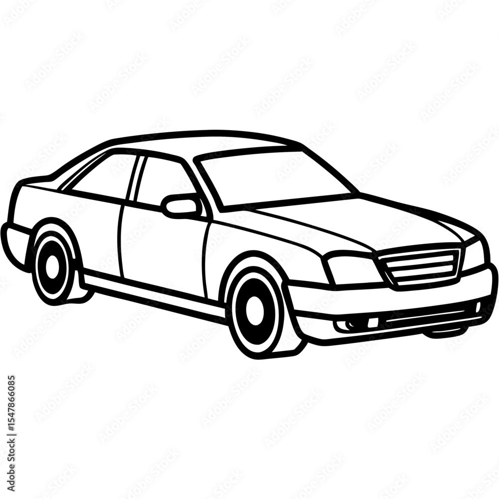 Car line art vector Car line art vector
