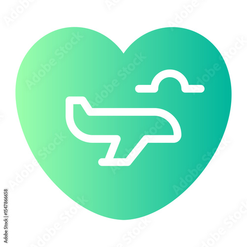 Honeymoon gradient icon