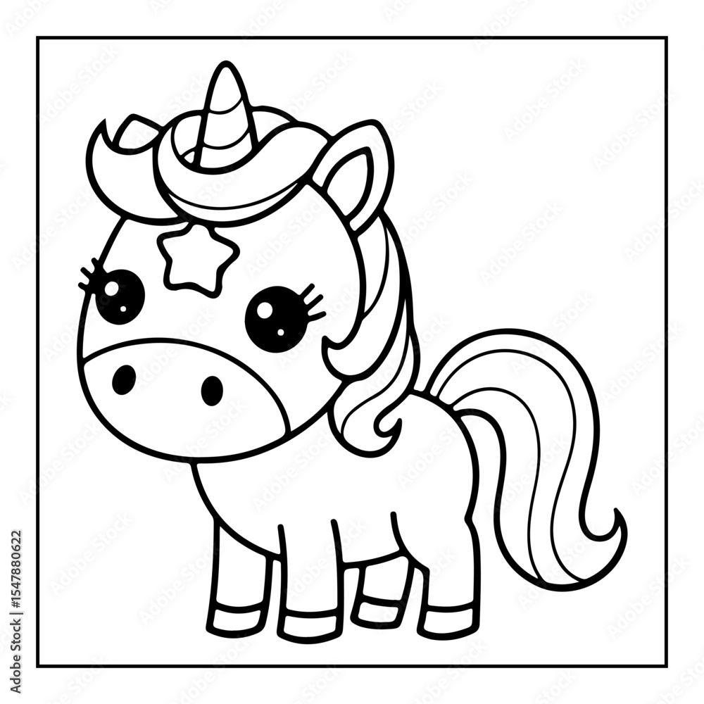 Fototapeta premium vector illustration of a coloring page