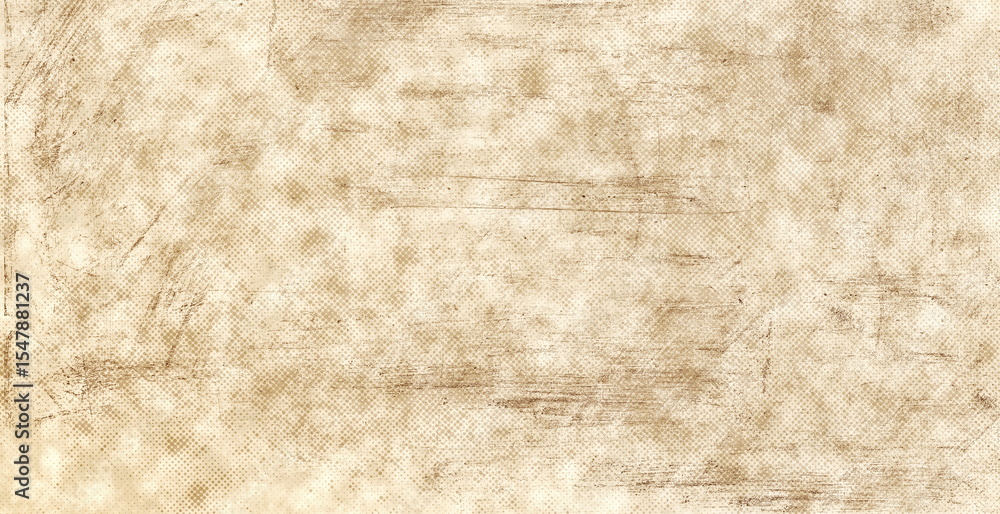 Obraz premium Aged newspaper halftone abstract dotted background and texture 