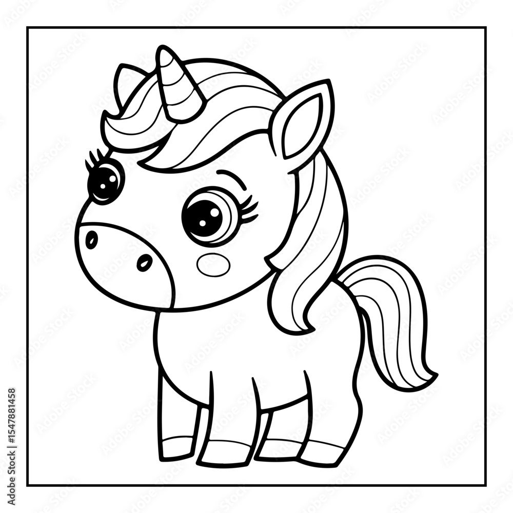 Fototapeta premium vector illustration of a coloring page