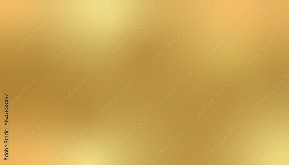 Obraz premium Blurred gold gradient with light glare. Vector background for banners, ads, place for text