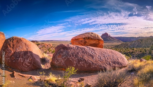 usa arizona painted rocks petroglyph site gila bend