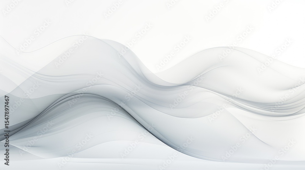 Naklejka premium ethereal abstract white background