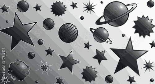 Illustrated school supplies collection for educational design projects vector illustration