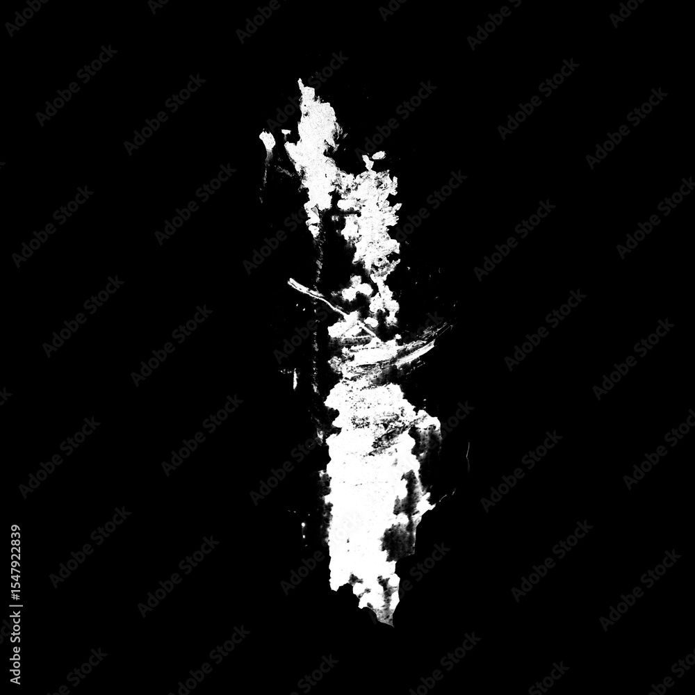 Obraz premium Rust Stain Alpha Texture – Transparent Grunge Overlay for 3D and Design