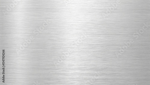 Horizontal brushed silver metal texture background image, light gray metallic surface