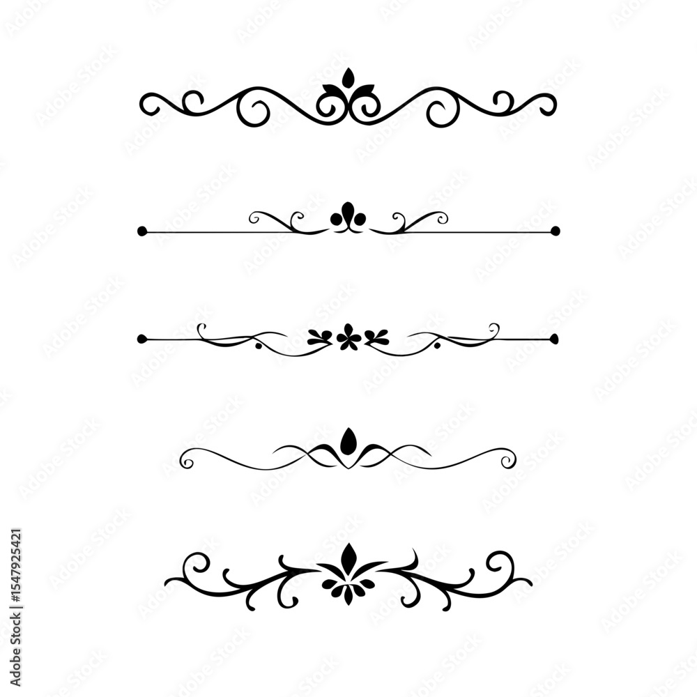 Vector dividers calligraphic line element.Set of Black Hand Drawn Rustic Doodle Design Elements. Decorative Floral Swirls, Scrolls, Text Frames, Dividers. Vintage Vector Illustration.
Vector dividers calligraphic line element.Set of Black Hand Drawn Rustic Doodle Design Elements. Decorative Floral Swirls, Scrolls, Text Frames, Dividers. Vintage Vector Illustration.