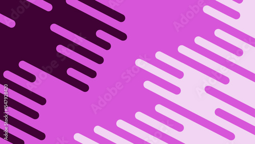 ピンク×パープルの流線型ライン背景
