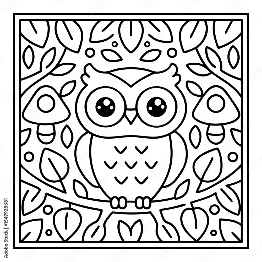 Fototapeta premium vector illustration of a coloring page