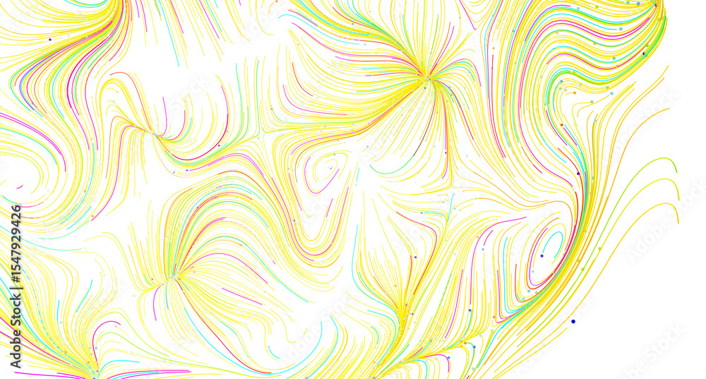 Fototapeta premium Colorful abstract background with swirling lines and vibrant colors. Perfect for design projects.