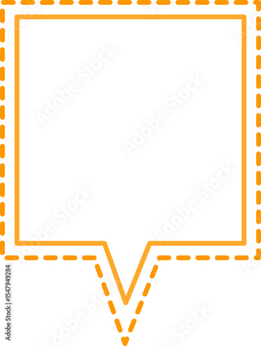 아래쪽에 세모 꼭지가 달린 말풍선 아이콘