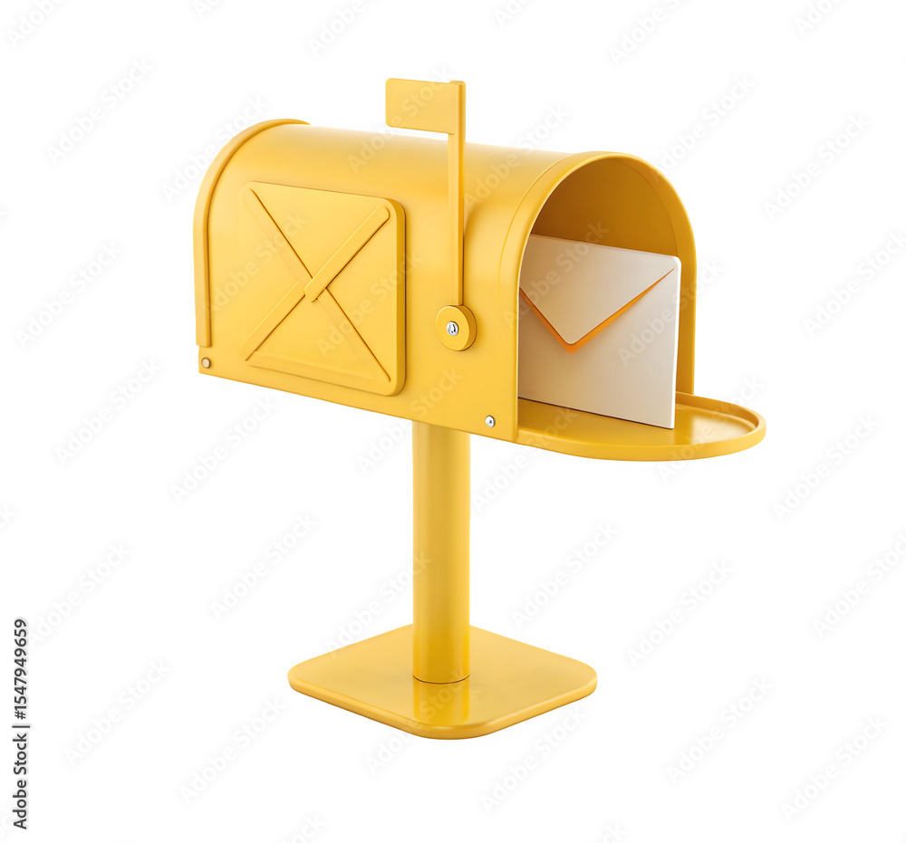 3d mailbox with mail 3d mailbox with mail
