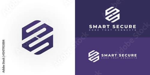 The SS logo for modern software development features a clean, geometric design suited for smart solutions, digital services, and innovative technology brands.
