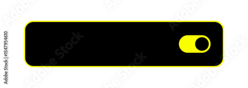 ON OFF toggles switch buttons vector set. Modern web and mobile app switch button interface elements. Setting toggle icons design.