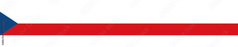 Czech Republic flag ribbon Czech Republic flag ribbon