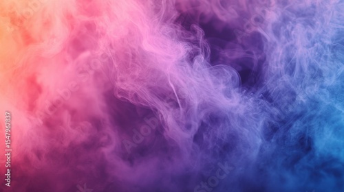 Wallpaper Mural Blue pink purple smoke, fog, steam, cloud, sky background. Realistic smoky mist, toxic vapor, gas exploding, water evaporation. Magic smoke or fog backdrop for Halloween celebration Torontodigital.ca