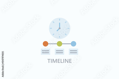 Timeline Icon Or Logo Isolated Illustration