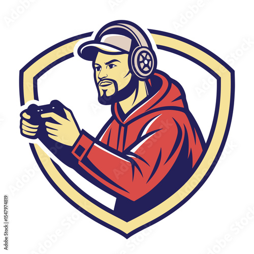 Gamer in Shield